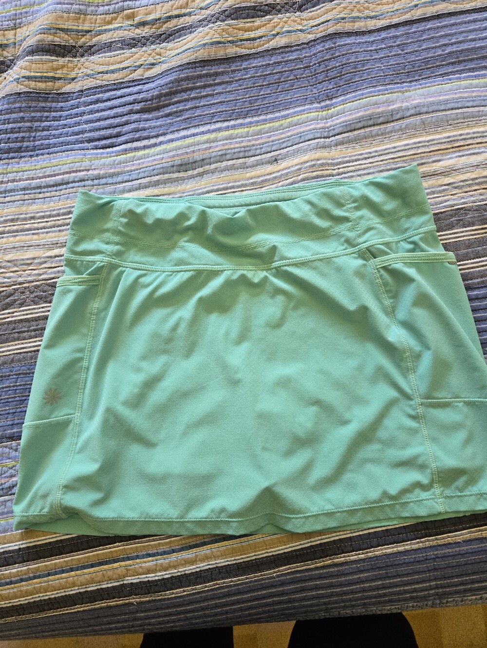 Athleta Running Skort Aqua Size Small